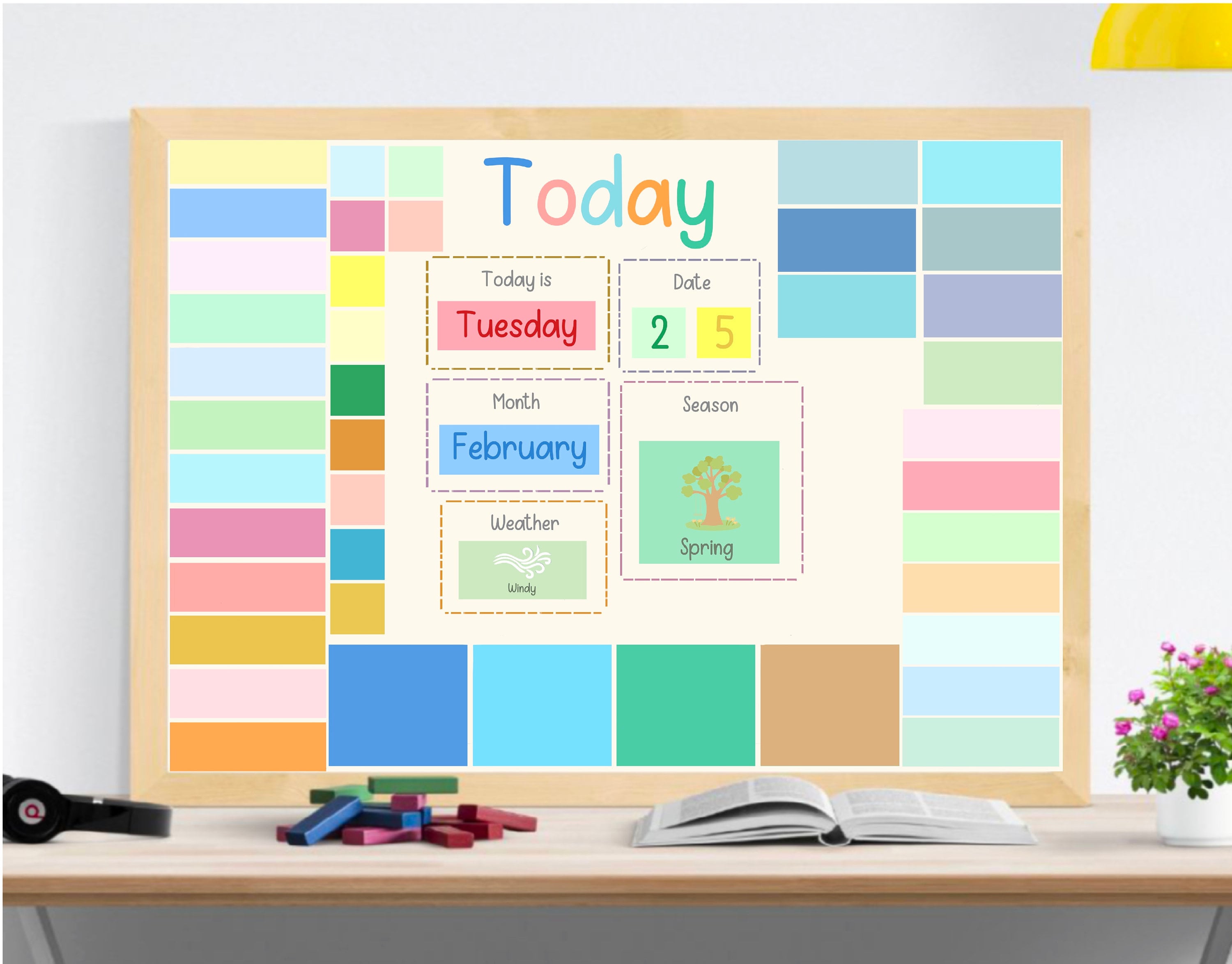 Morning Board | Circle Time | Today Chart | Children’s Calendar ...