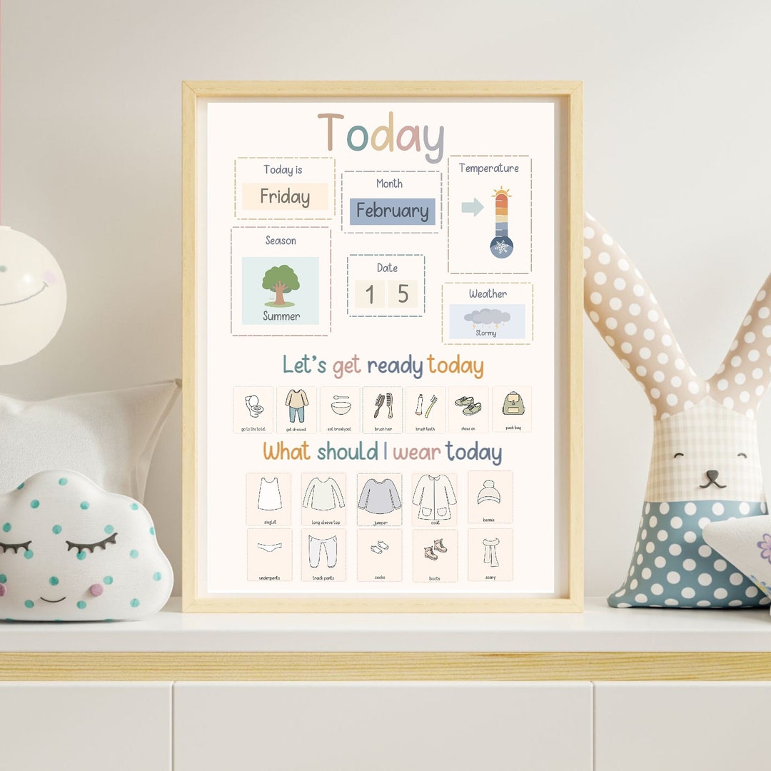 Morning Board | Circle Time | Today Chart | | Weather Chart | GETTING ...