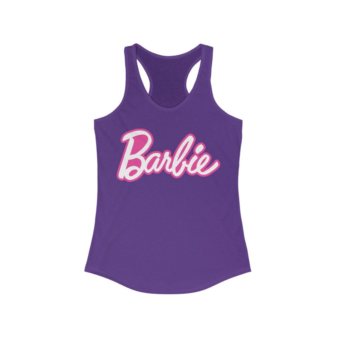 Women's Barbie Logo Graphic Racerback Tank | Etsy