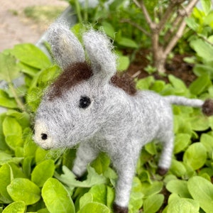 Felted donkey image 3