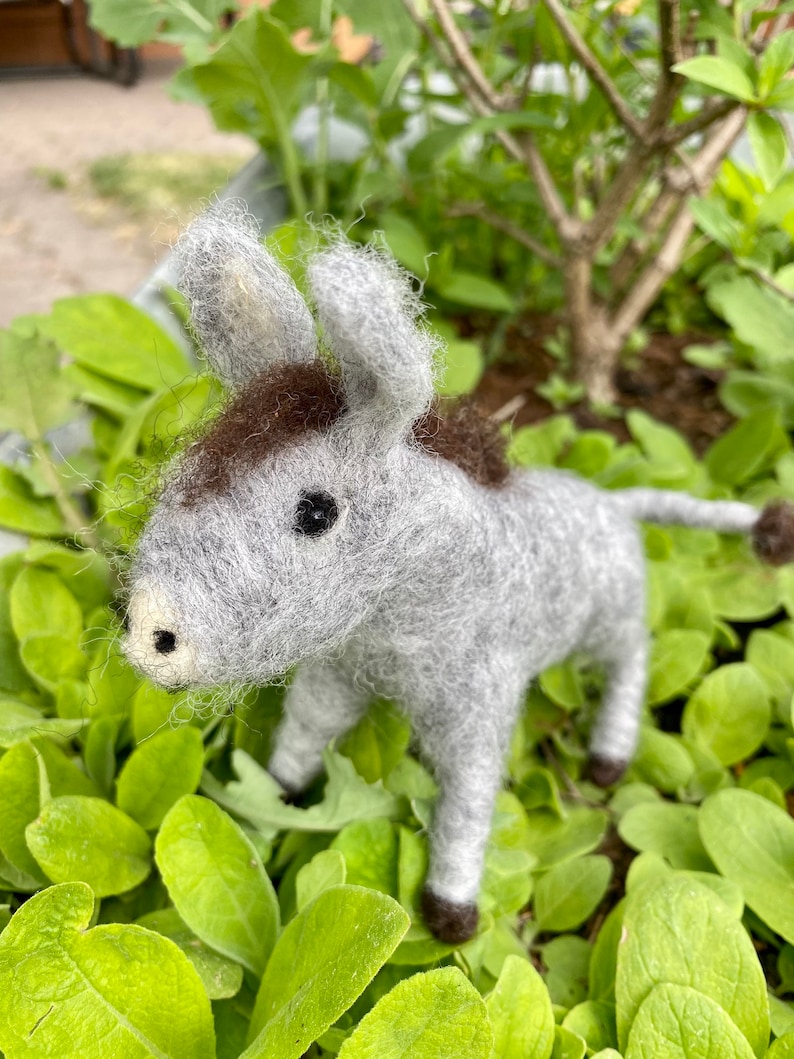 Felted donkey image 3