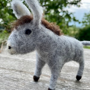 Felted donkey image 4