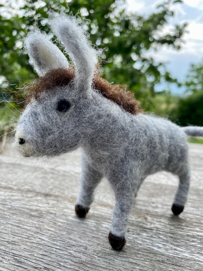 Felted donkey image 4