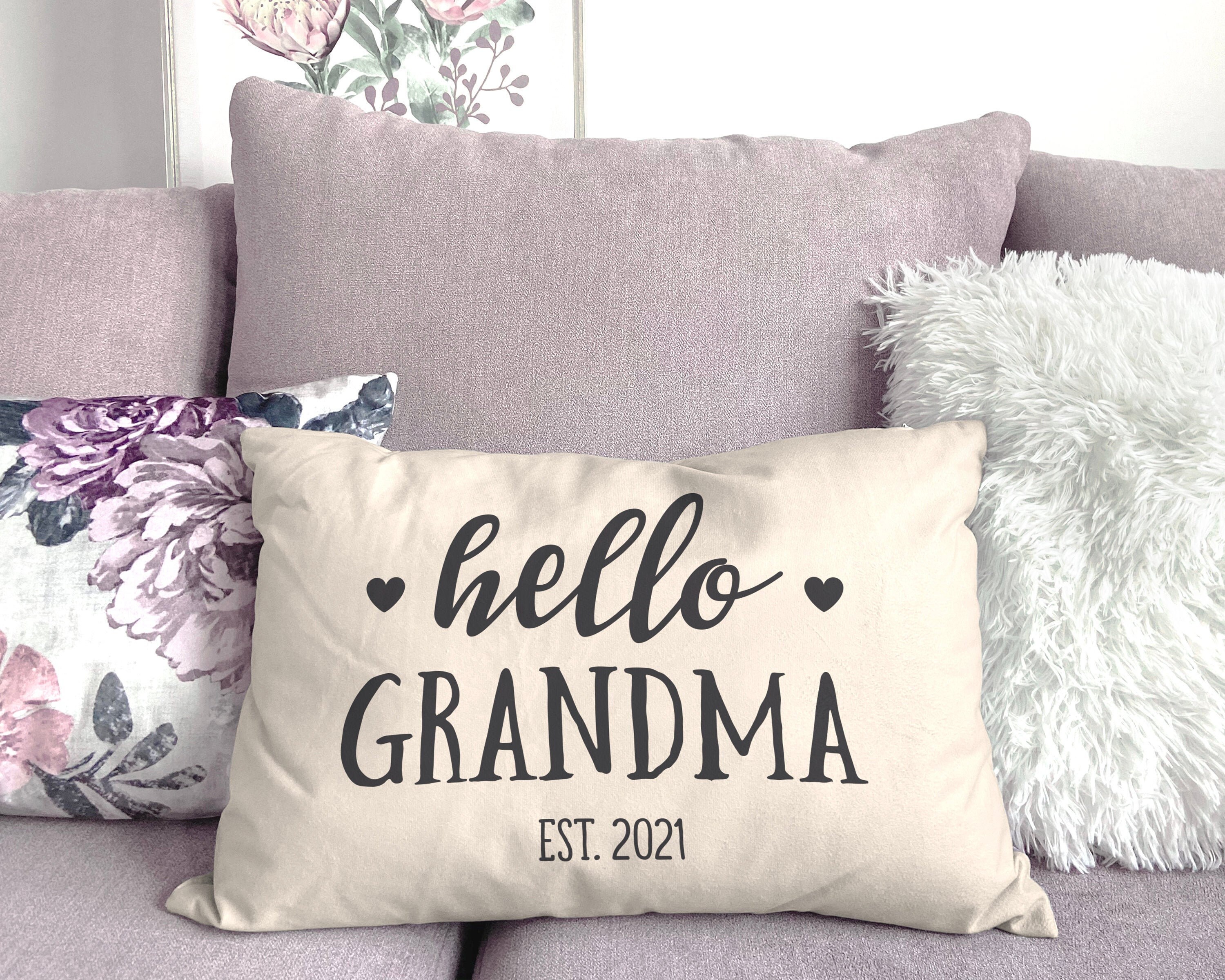 grandma throw pillow