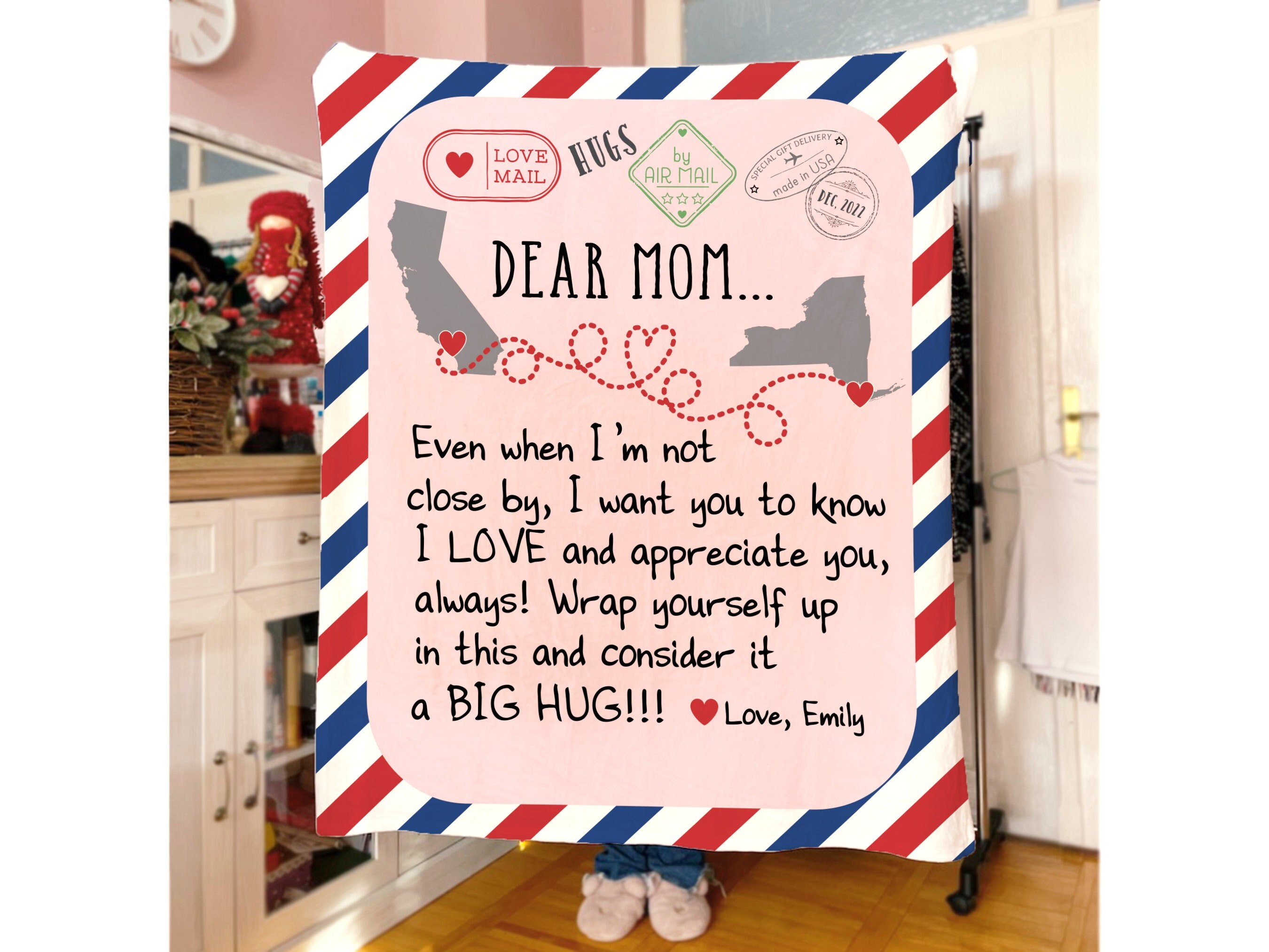 Mom photo blanket cheap
