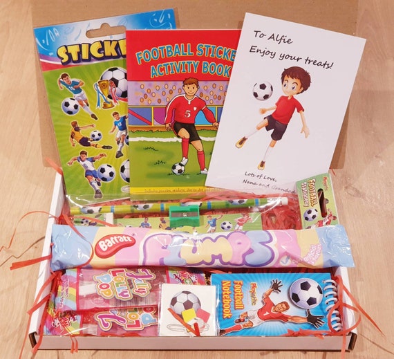 Personalised Boys Football Gift Box Football Christmas Box Etsy