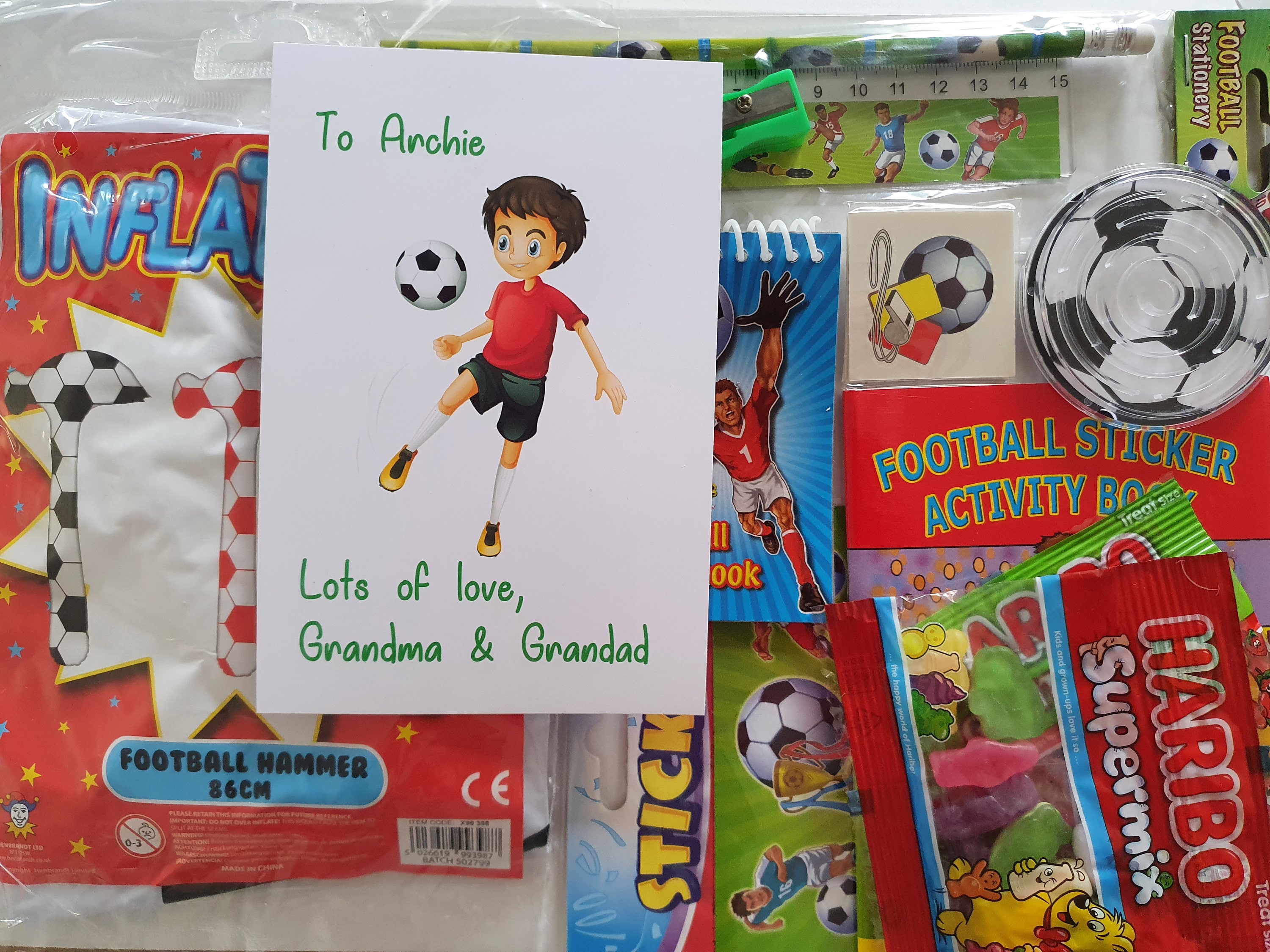 Personalised Football Gift Box Boys Girls Football Christmas Etsy UK