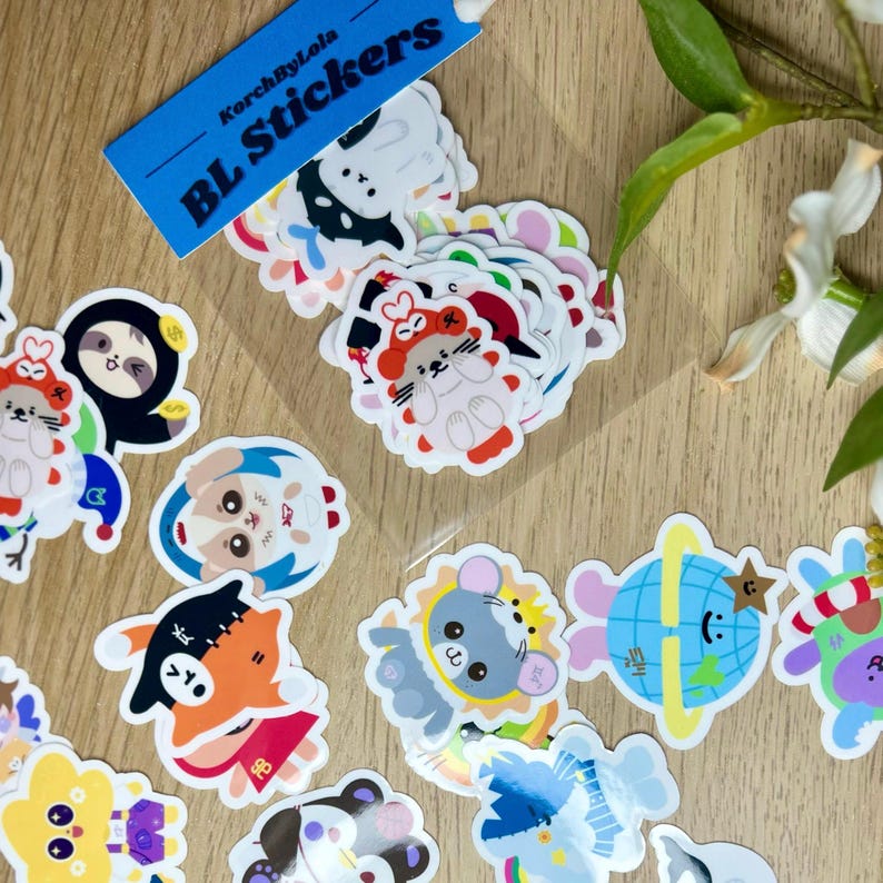 BL Vinyl Stickers WilliamEst PerthSanta PondPhuwin JuniorMark FirstKhaotung GeminiFourth JoongDunk Jimmysea TayNew BounPrem JossGawin image 1