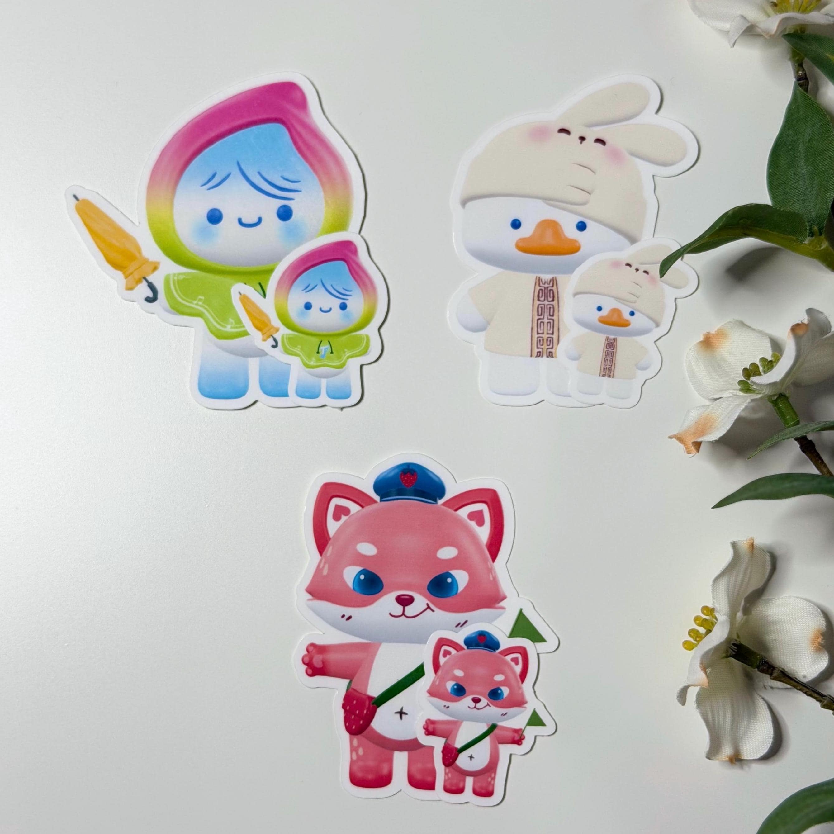 Domundi Mascot Vinyl Stickers | Zeenunew Nongzon Tlefirstone Domundi Mascot Vinyl Stickers | Zeenunew Nongzon Tlefirstone