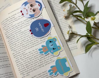 BL / Tpop Magnetic Bookmarks WilliamEst PerthSanta PondPhuwin FirstKhaotung GeminiFourth JoongDunk Jimmysea TayNew BounPrem JossGawin LYKN