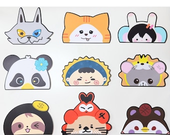 GMMTV Peeker Stickers WeatherProof | JoongDunk PerthSanta EmiBonnie FirstKhaotung PondPhuwin