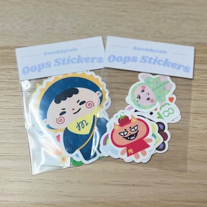 Random GMMTV Oops Sticker Packs WilliamEst PerthSanta PondPhuwin FirstKhaotung GeminiFourth TayNew EarthMix JossGawin AouBoom OffGun