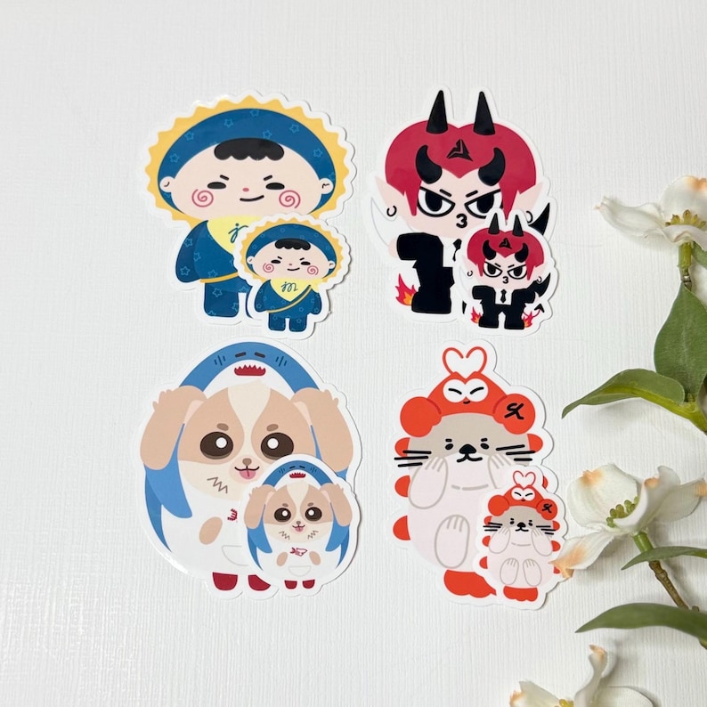 BL Vinyl Stickers WilliamEst PerthSanta PondPhuwin JuniorMark FirstKhaotung GeminiFourth JoongDunk Jimmysea TayNew BounPrem JossGawin image 5
