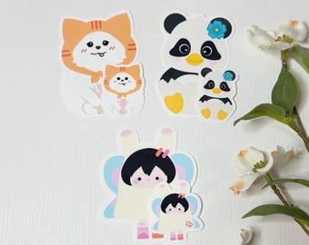 GMMTV GL Mascots Cotton Tote Bag: Milklove, Namtanfilm, Emibonnie