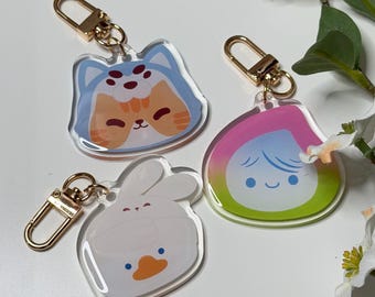 Fanmade Thai BL Domundi Mascot Keychains - Etsy