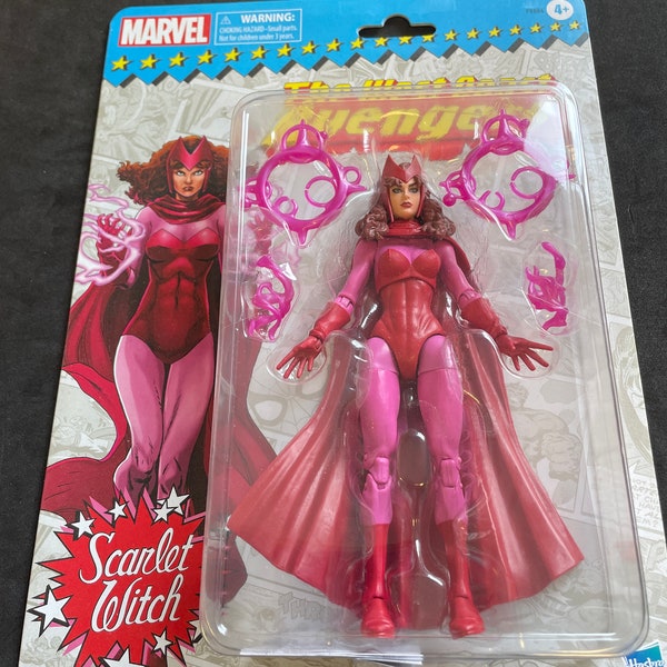 Marvel Legends Avengers Retro Scarlet Witch Action Figure