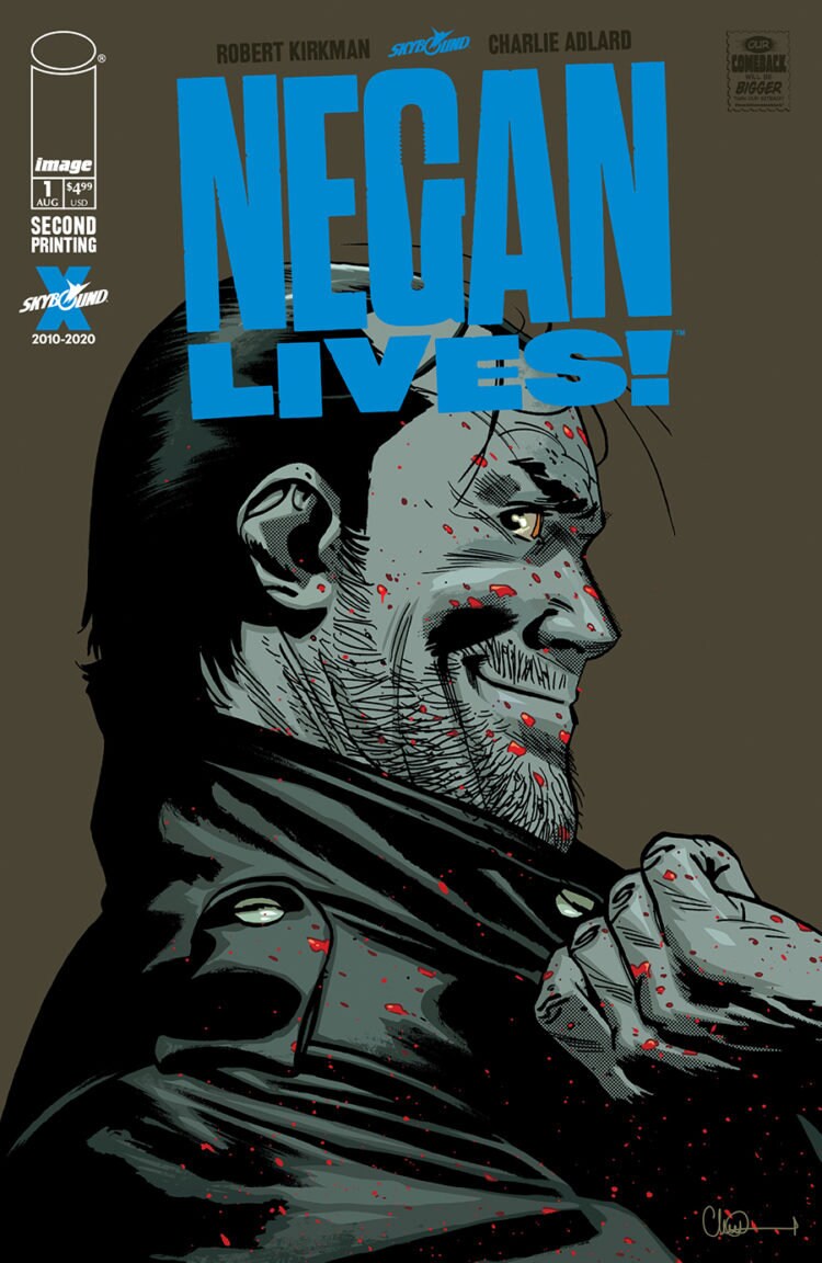 Negan Lives #1 Walking Dead Special Signed by Charlie Adlard - Etsy