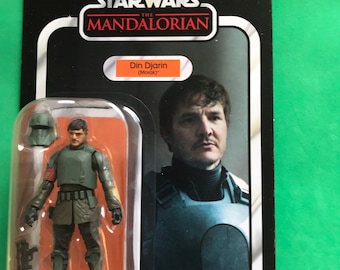 Star wars il mandaloriano Din Djarin Morak action figure.
