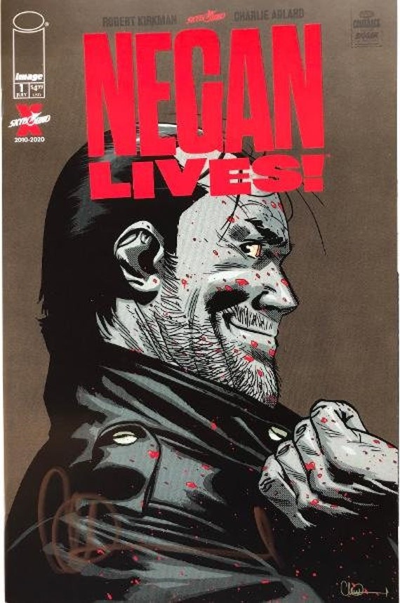 Negan Lives #1 Walking Dead Special Signed by Charlie Adlard