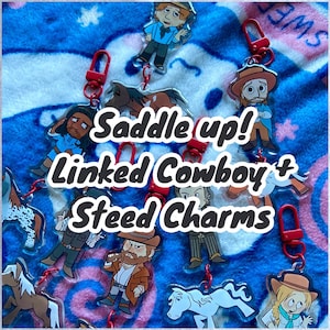 Saddle up! Linked Cowboy and Steed Video Game Charms