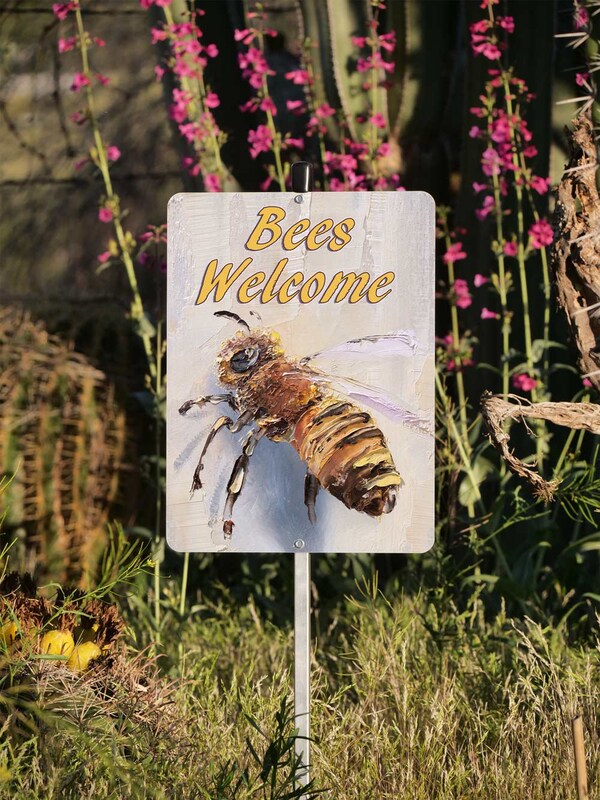 Pollinator Friendly Garden Sign - Etsy Canada