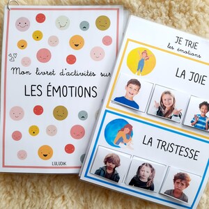 Livret d'activités émotions – Livret d'apprentissage sur les émotions - Maternelle