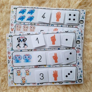 Apprendre à compter jusqu’à 6 – Niveau maternelle