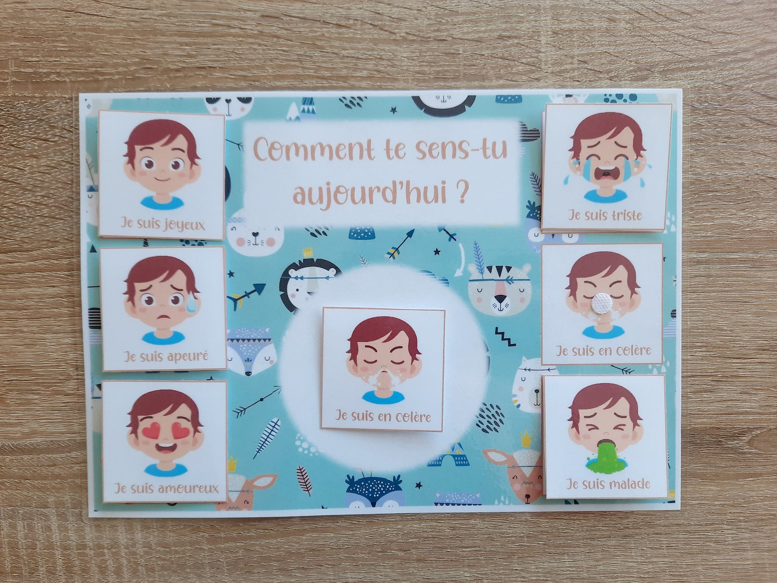 Comment te senstu aujourdhui Expression des émotions Etsy