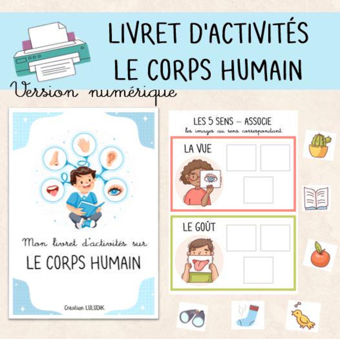 PDF - Human Body Activity Booklet - Human Body Learning Booklet ...