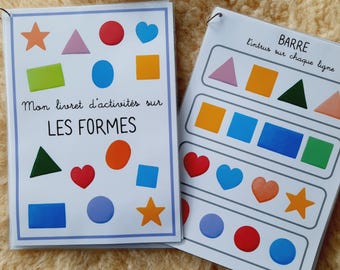 Shapes Activity Booklet – Preschool Level – Shapes Learning Booklet