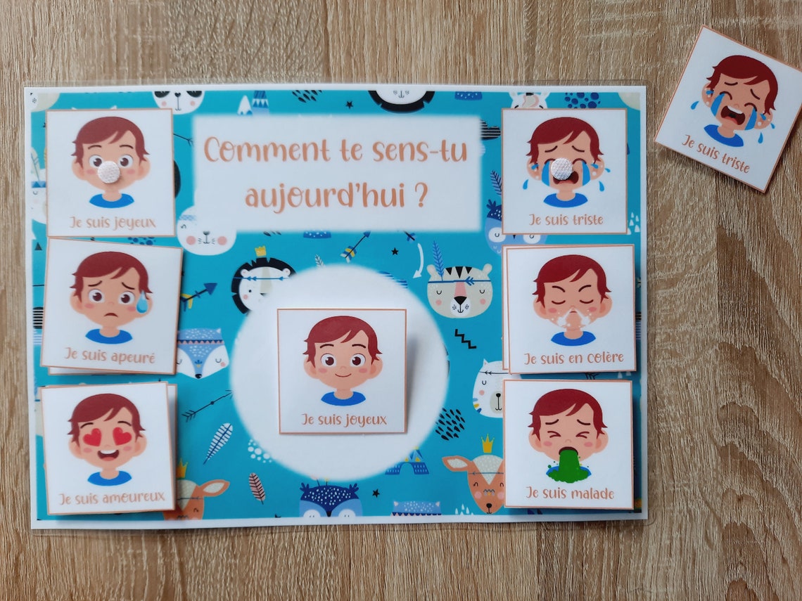Comment te senstu aujourdhui Expression des émotions Etsy France