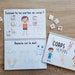 Book on the human body – Quiet book child on the human body – Human body learning booklet – Montessori activity booklet 