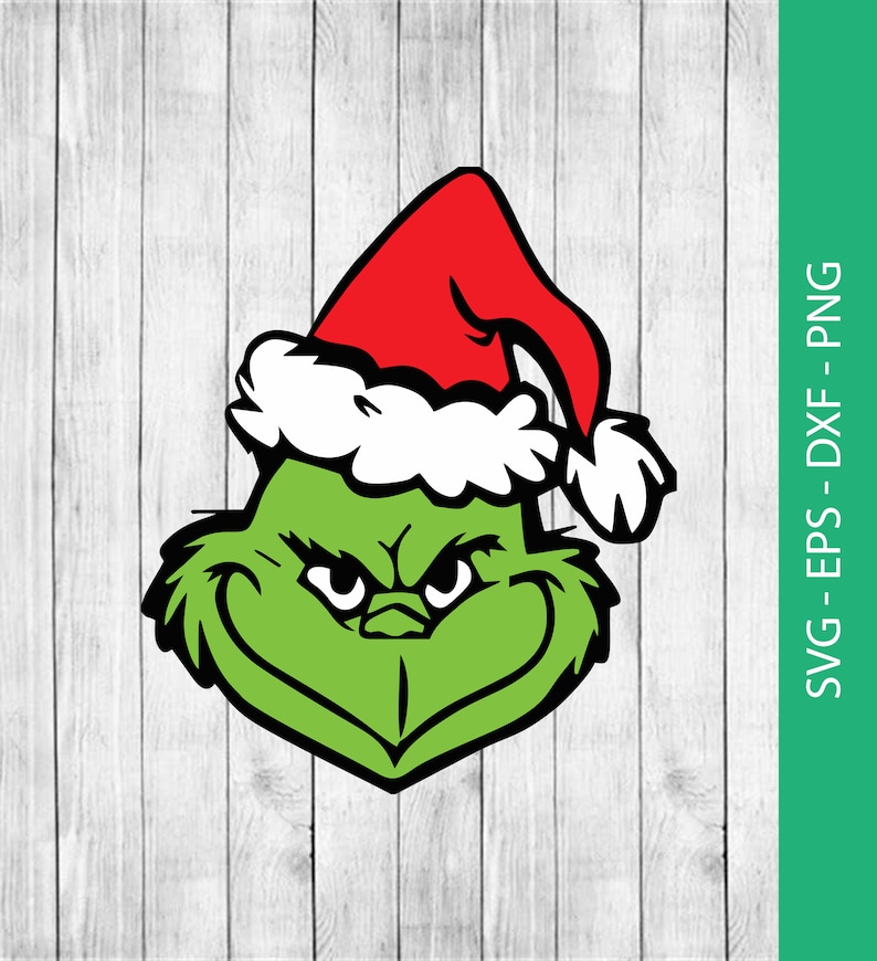 Grinch Face SVG. 