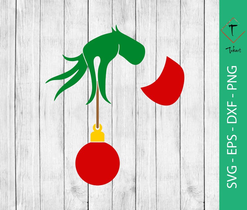 Grinch Face SVG. AI. EPS. dxf. png. Grinch Clipart Digital | Etsy