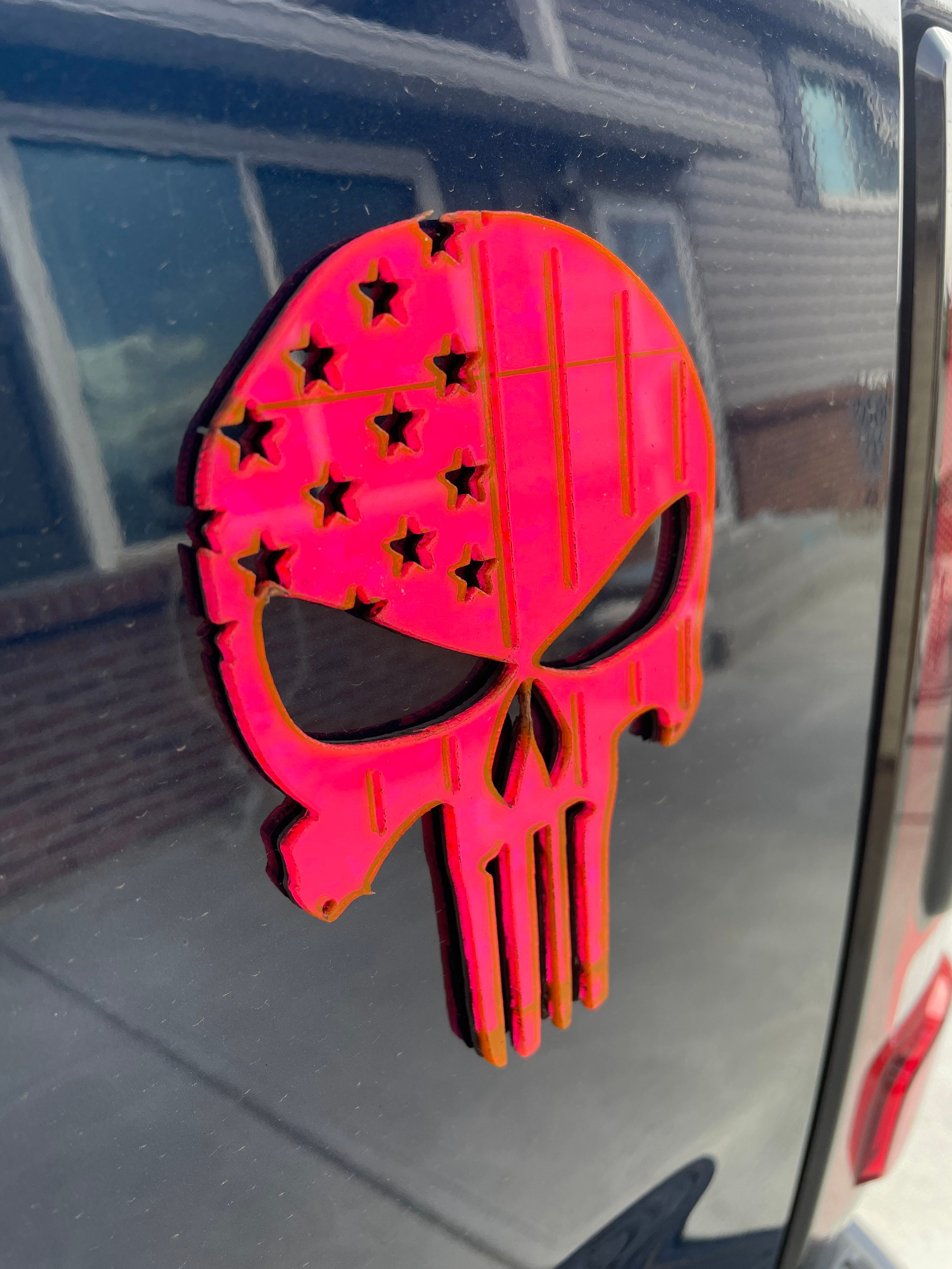 Punisher Car Emblem - Etsy