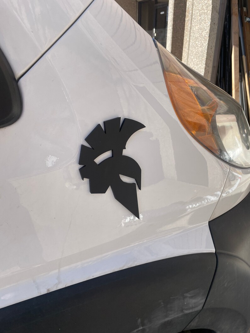 Custom Spartan Car Emblem Etsy