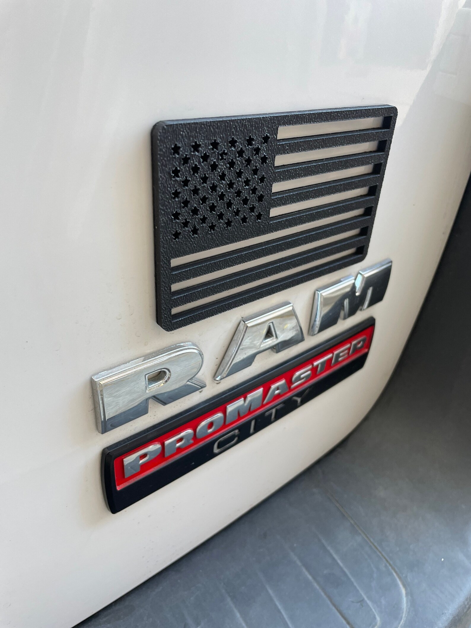 Custom American Flag Car Emblem Etsy