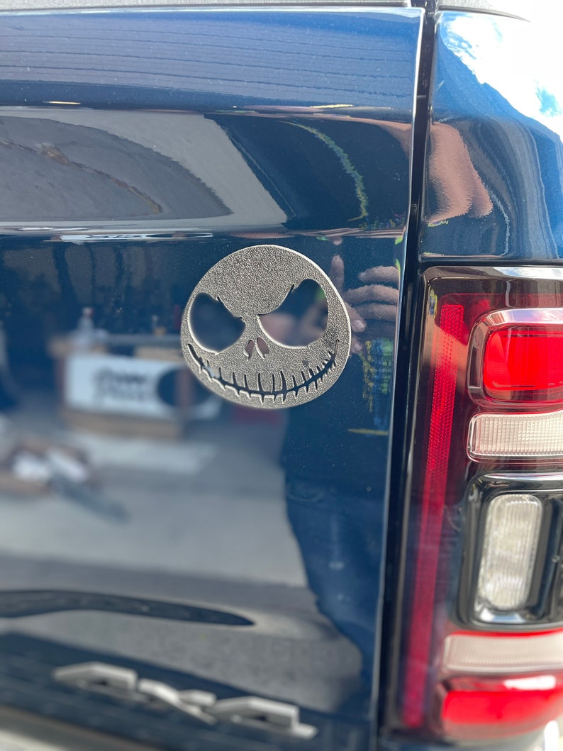 Custom Jack Skellington Car Emblem Etsy