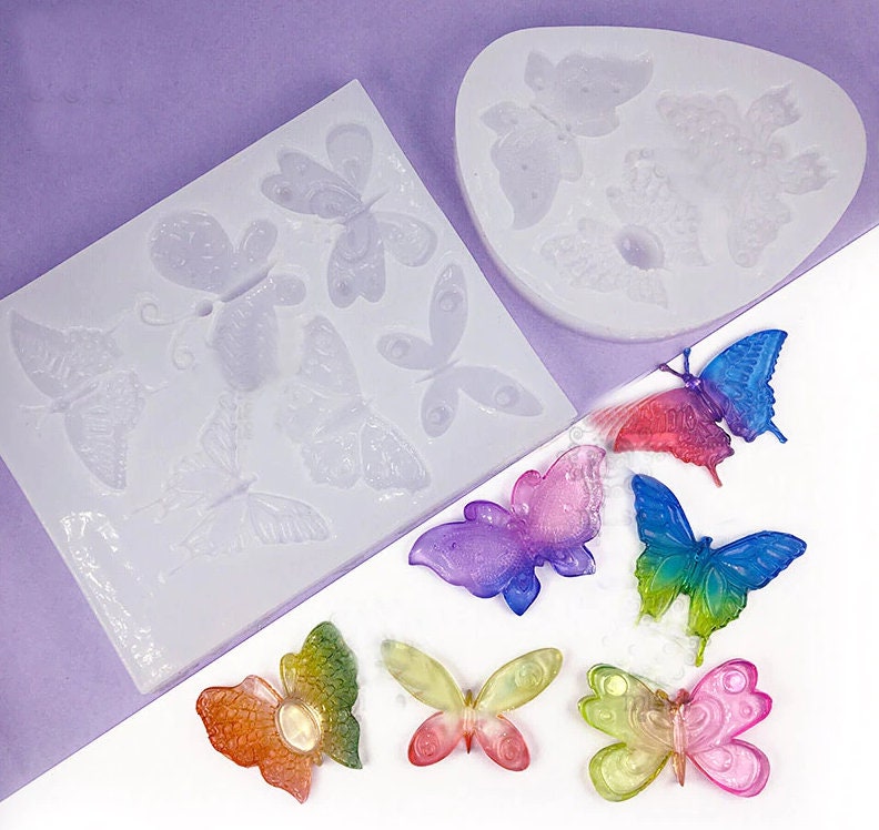 1pcs butterfly DIY Resin Decorative Craft Jewellery Making Etsy