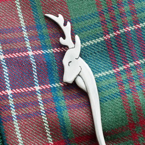 Stag Head Kilt Pin  | Scottish Kilt Pin | Antler Kilt Pin | Pewter Kilt Pin | Stag Kilt Pin | Letterbox Gift |