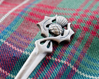 Scottish Thistle Kilt Pin | Letterbox Gift | Kilt Accessory | Thistle Kilt Pin | Groomsmen Gift | Wedding Gift |