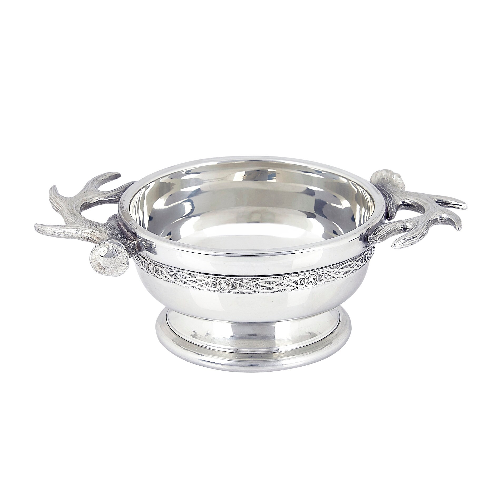 3 Antler Pewter Quaich Finest Handmade Pewter Quaich Etsy Canada