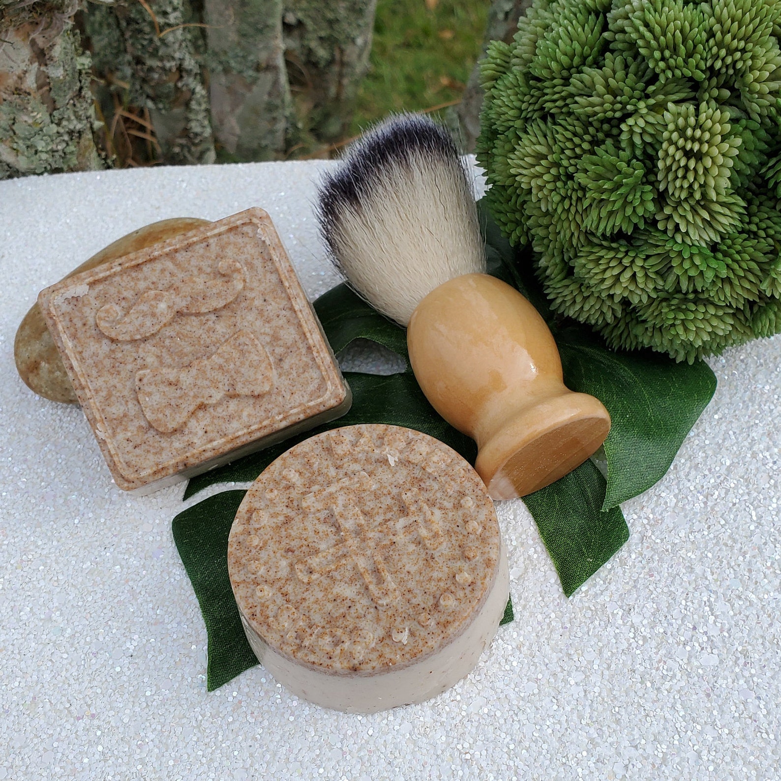 Men Oatmeal & Walnuts Body Scrub Soap Etsy