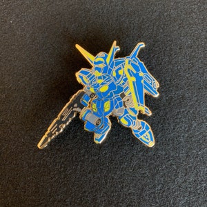 Gundam Suit XL Lapel Pin Scuba Blue