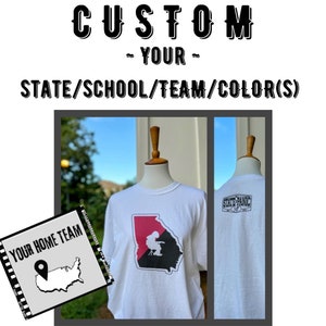CUSTOM &quot;WSP Mikey State of Panic&quot; STATE/school/team t-shirt
