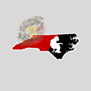 WSP State of Panic (NC) NCSU North Carolina State University Sticker (version 1)