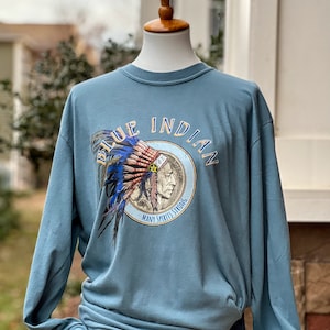 Widespread Panic &quot;Blue Indian&quot; Long Sleeve T-Shirt