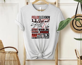 Stray Kids Font Collage  SVG Cut File for Cricut and Silhouette, Kpop Stray Kids, PNG For Vinyl Prints, T-shirt prints, stickers, kpop svg