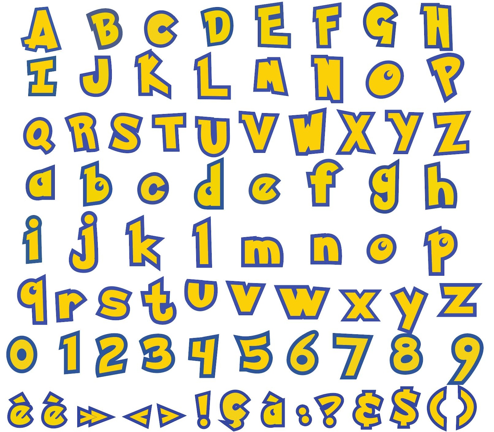 Pokemon Pixel Letters Inspired POKEMON Alphabet Letters Bundle – 2 Font Styles | Svg Png and ...