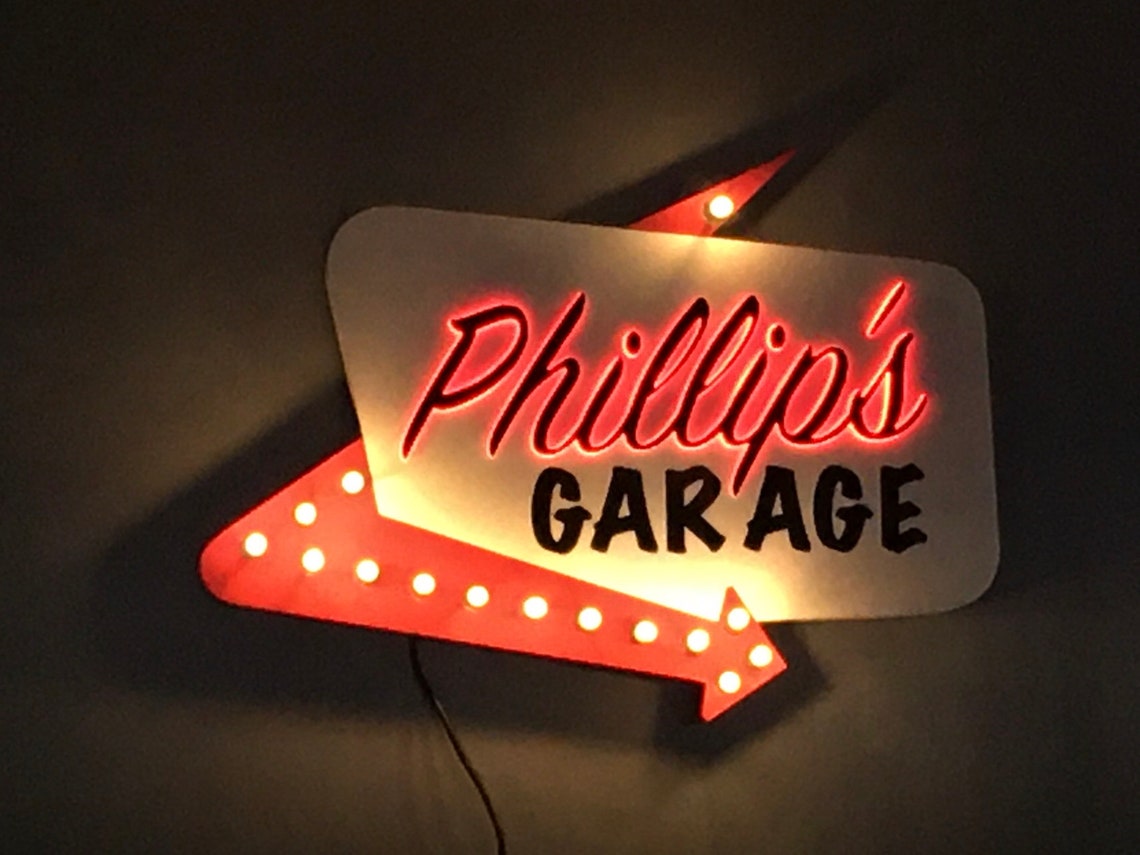 Custom LED Marquee Sign Etsy